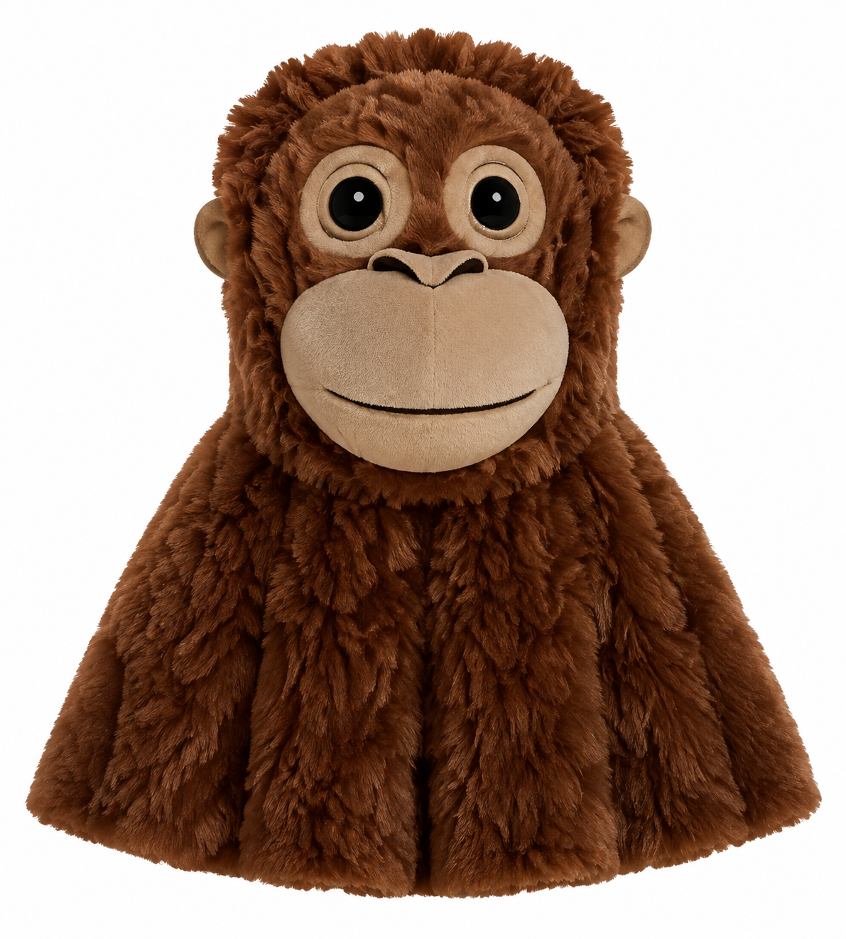 Brown Monkey Hooded Cape